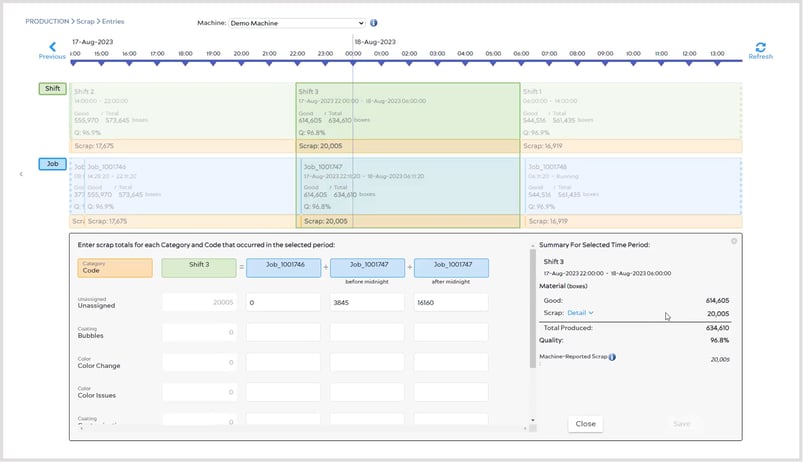 Inputting Scrap