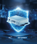 Advantech UNO device secured by a virtual edge shield, provided by ei3
