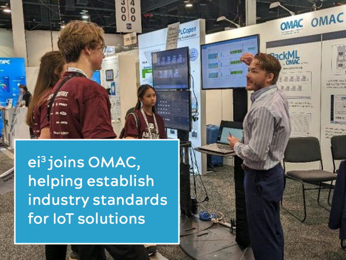 ei³ joins manufacturing industry coalition OMAC