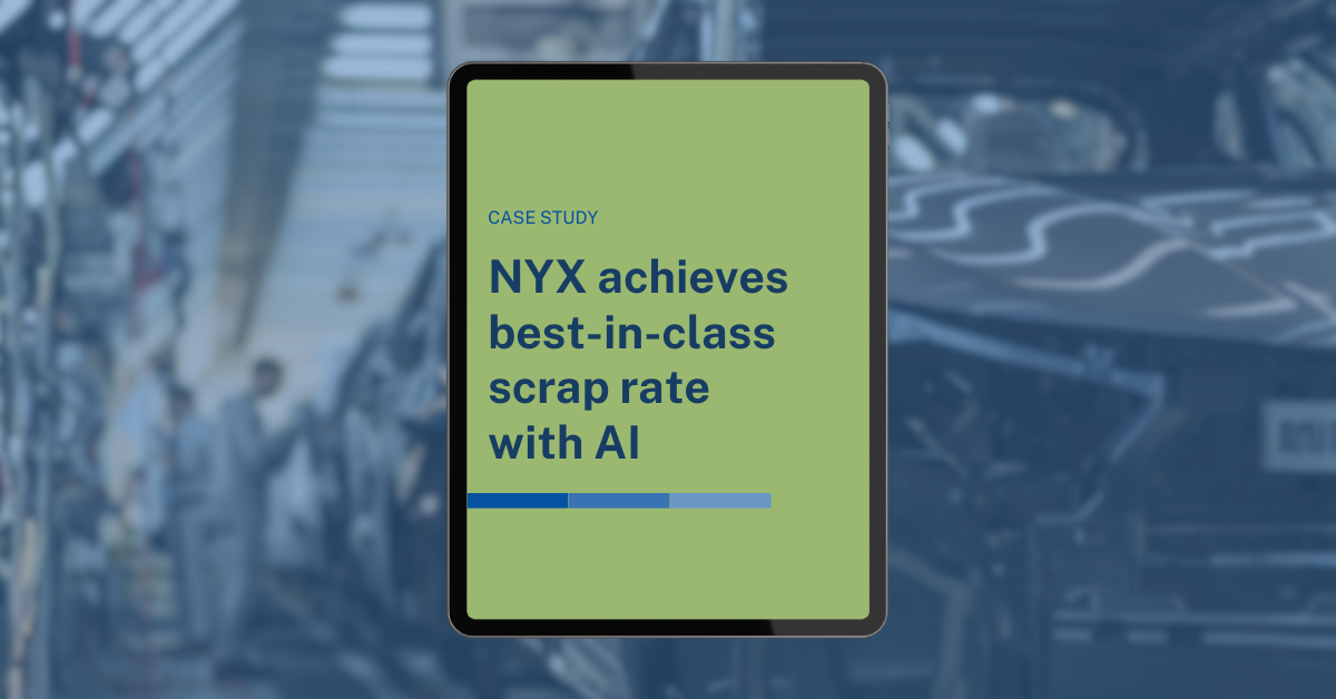 NYX Achieves Best-in-Class Scrap Rate with AI