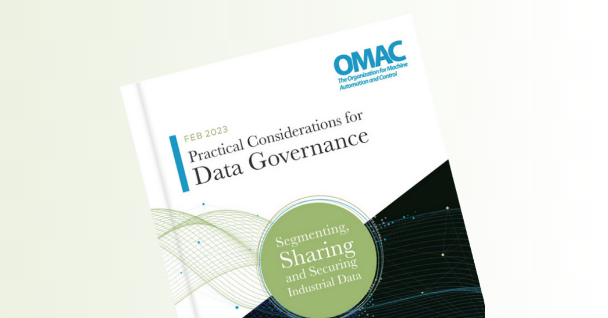 OMAC & ei³ Release New Manufacturing Data Governance Guide