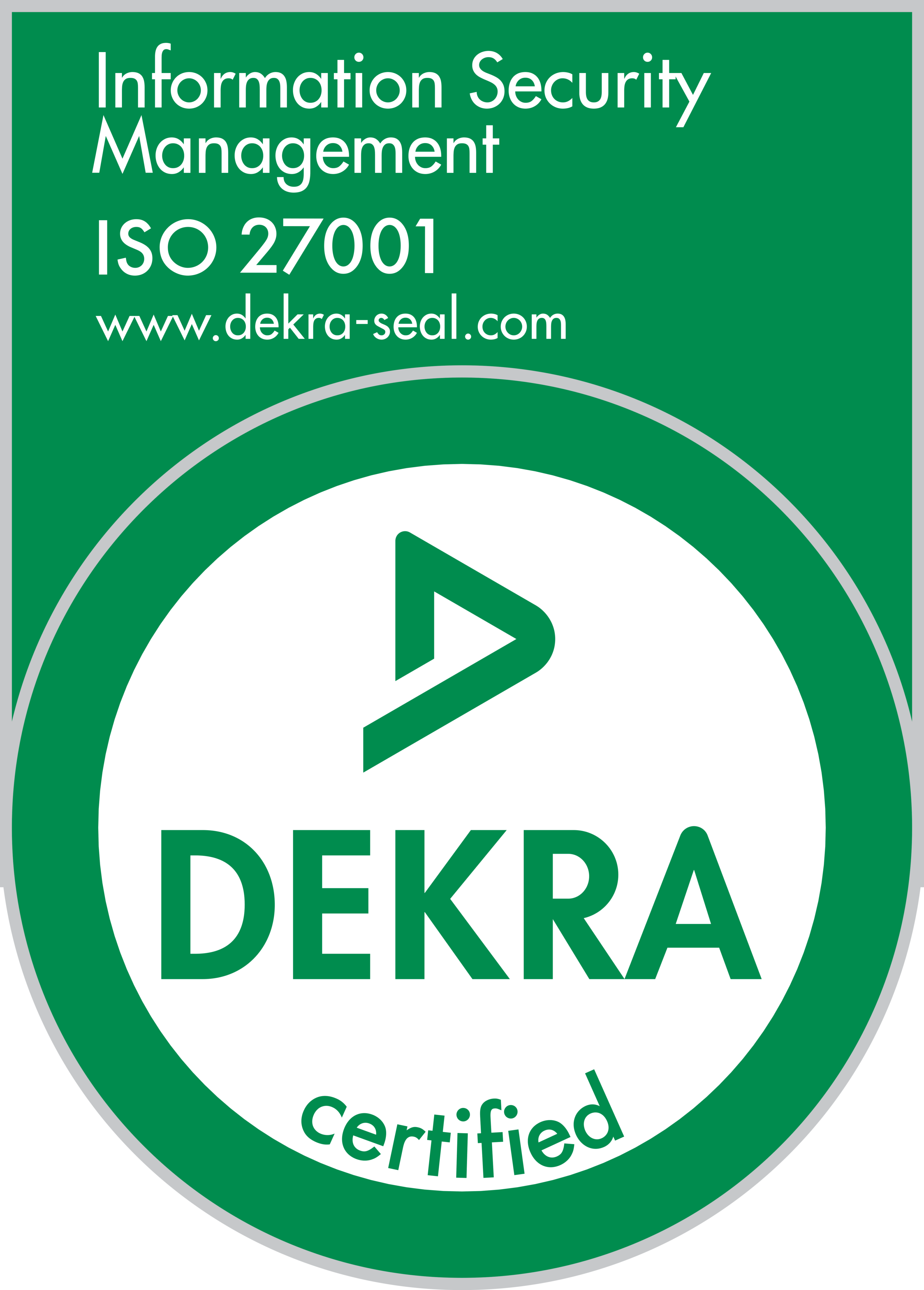 Dekra-ISO27001-greenseal - Trust Center